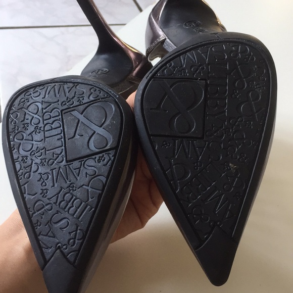 SAM LIBBY. Metallic silver gray heel - Picture 6 of 6